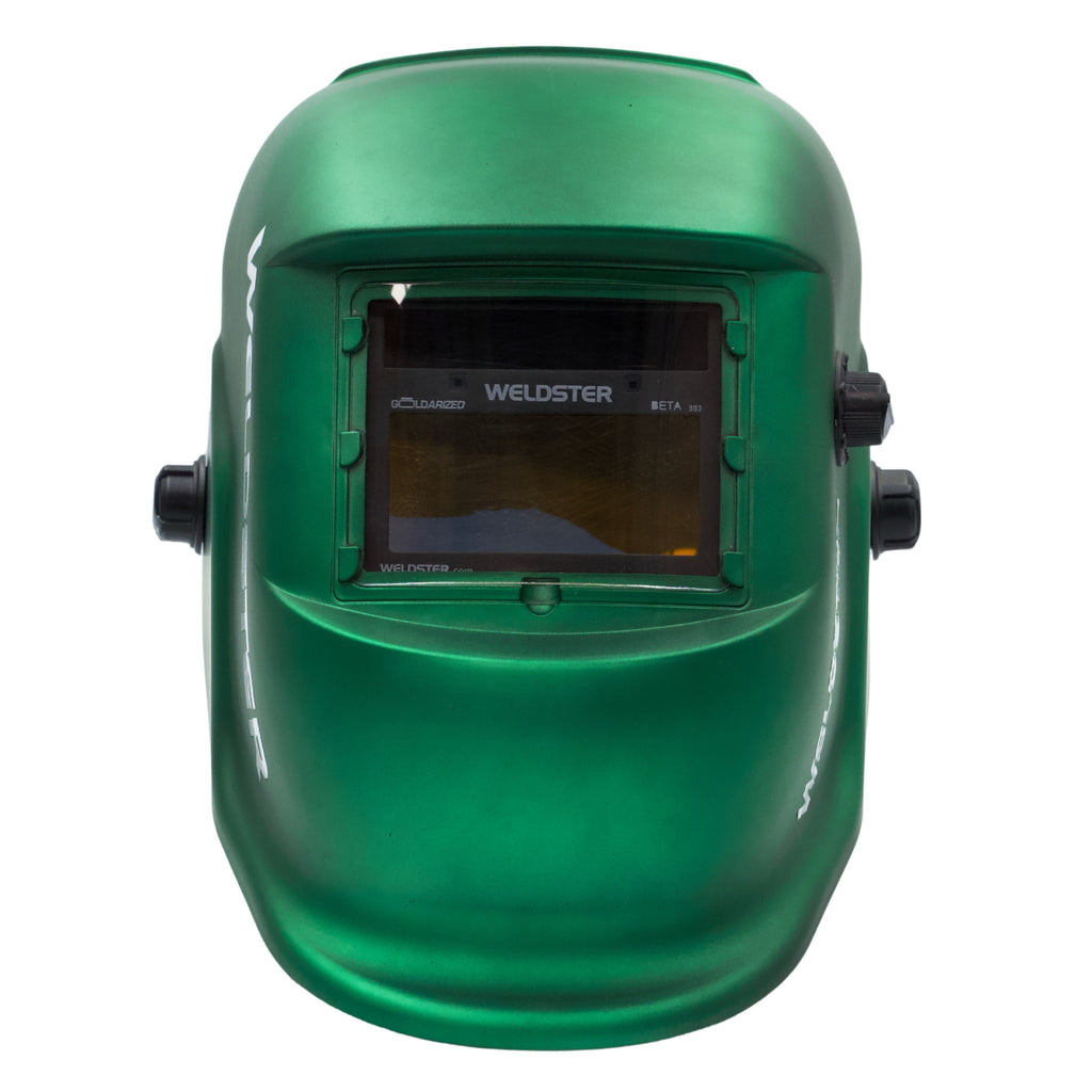 Careta de Soldar Automática WELDSTER Goldarized Green DIN 9-13