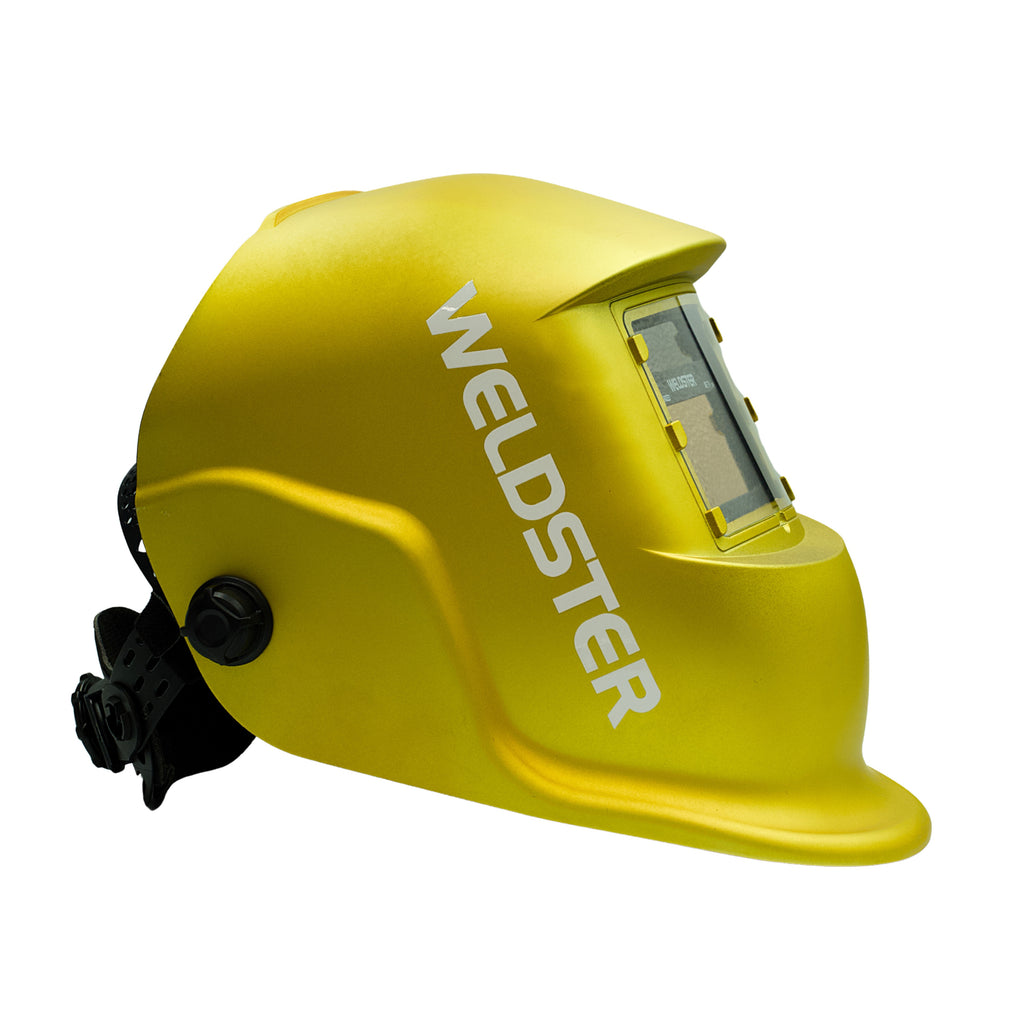 Careta de Soldar Automática WELDSTER Goldarized Golden DIN 9-13