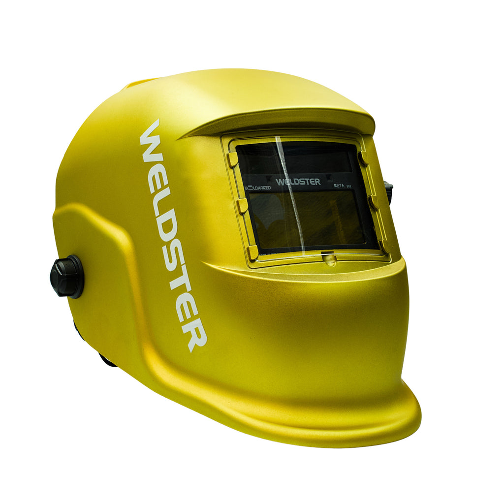 Careta de Soldar Automática WELDSTER Goldarized Golden DIN 9-13