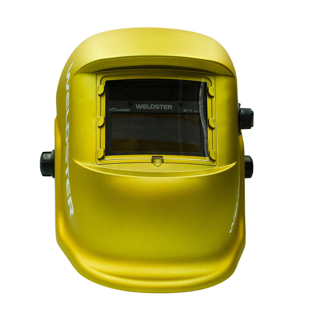 Careta de Soldar Automática WELDSTER Goldarized Golden DIN 9-13