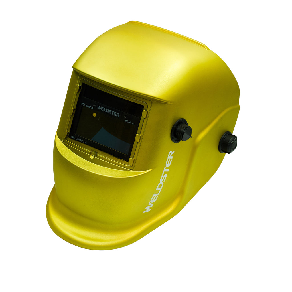 Careta de Soldar Automática WELDSTER Goldarized Golden DIN 9-13