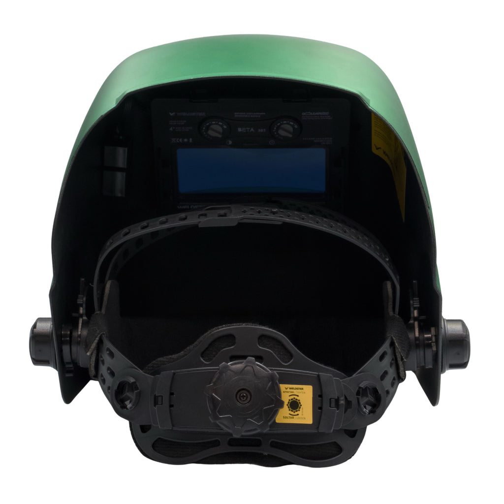 Careta de Soldar Automática WELDSTER Goldarized Green DIN 9-13