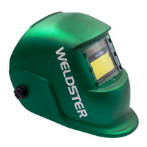 Careta de Soldar Automática Electrónica Green Weldster Goldarized DIN 9-13 | Máscara Fotosensible Auto Oscurecible para MIG TIG Electrodo y Plasma