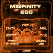 Soldadora MIGFINITY 250 250A Inverter Multiproceso MIG, TIG y MMA para Acero Inoxidable y Aluminio