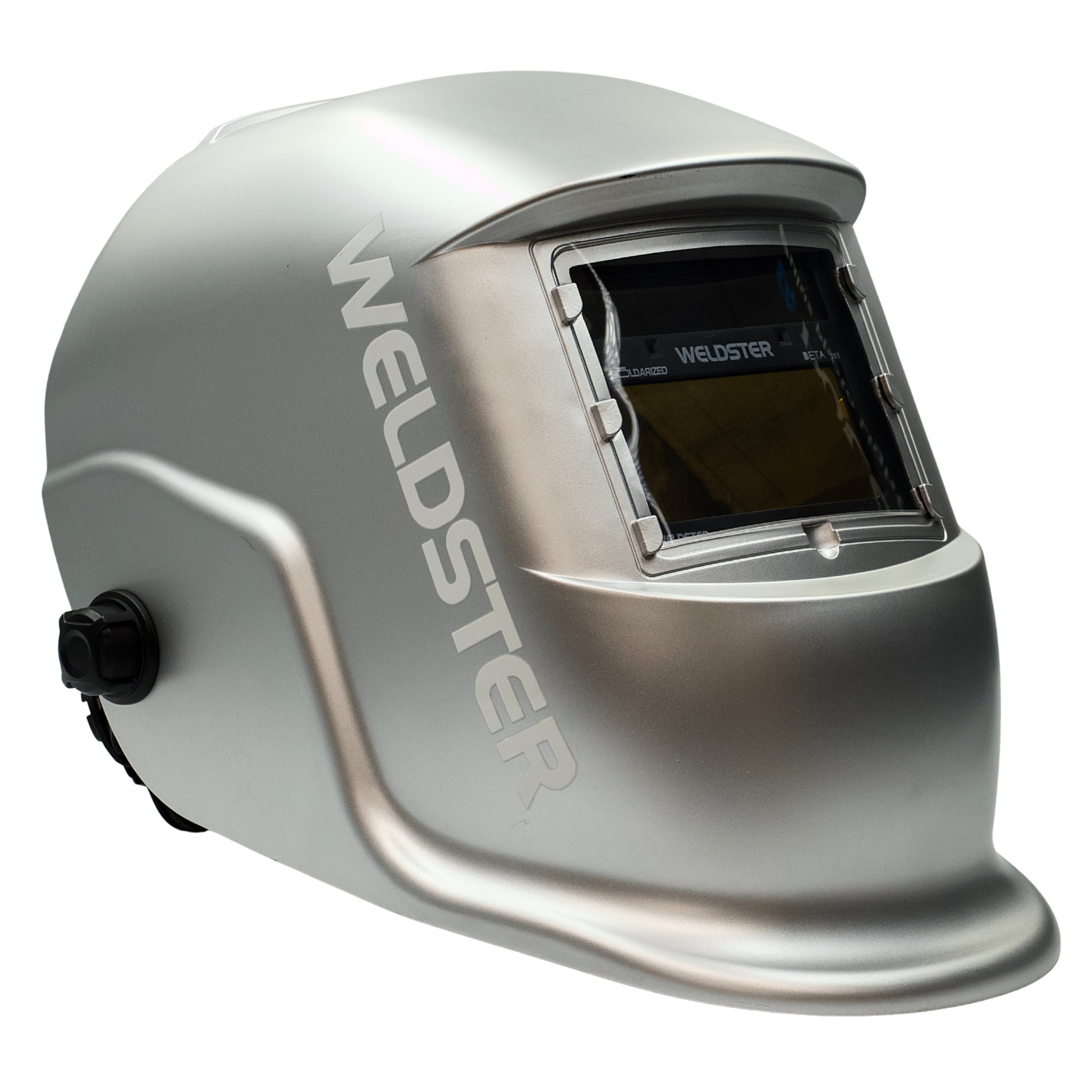 Careta de Soldar Automática WELDSTER Goldarized Silver DIN 9-13, vista del producto