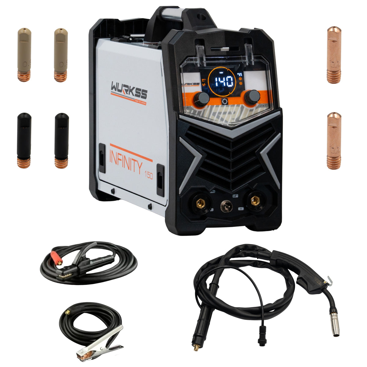 Combo WURKSS Infinity 150 con kit de puntas de contacto