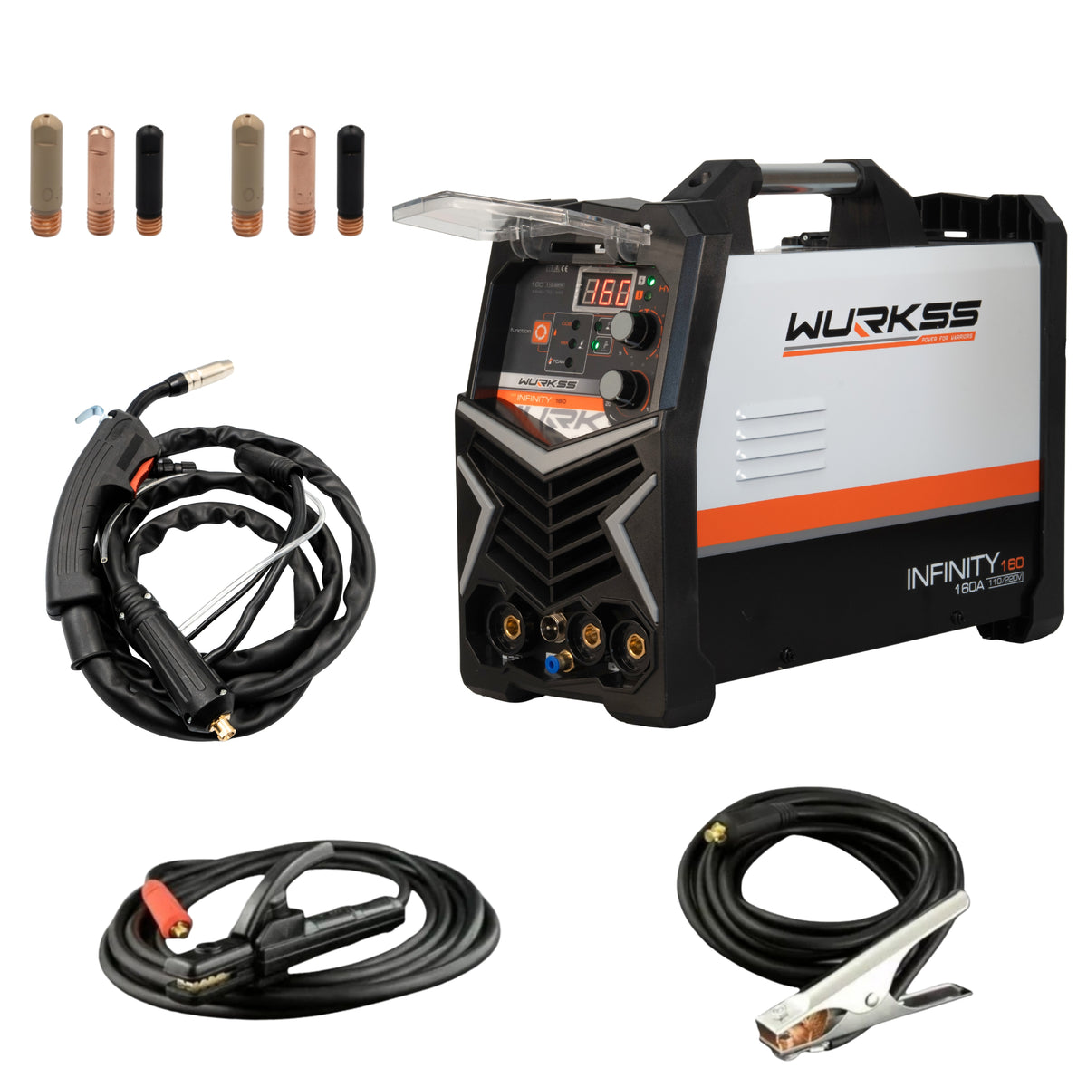 Combo WURKSS Infinity 160 con kit de puntas de contacto